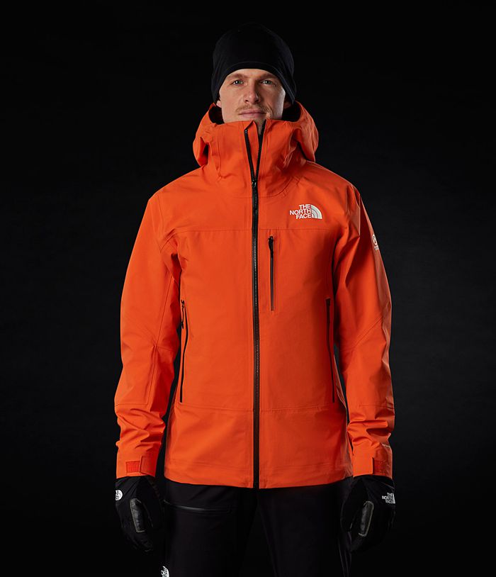 The North Face Mens Rain Jacket Summit FUTURELIGHT™ 520YDGHRW - Orange